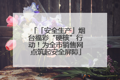「安全生产」烟台福彩“硬核”行动！为全市销售网点筑起安全屏障