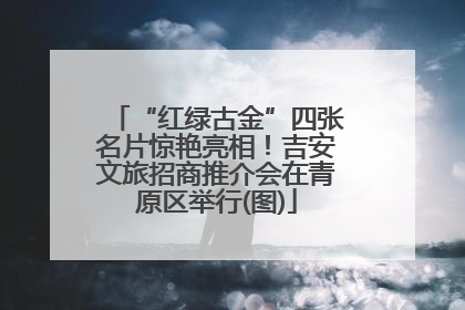 “红绿古金”四张名片惊艳亮相！吉安文旅招商推介会在青原区举行(图)