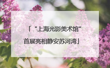 “上海光影美术馆”首展亮相静安苏河湾