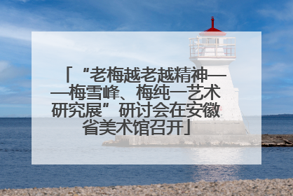“老梅越老越精神——梅雪峰、梅纯一艺术研究展”研讨会在安徽省美术馆召开