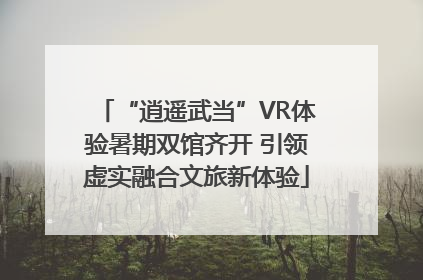 “逍遥武当”VR体验暑期双馆齐开 引领虚实融合文旅新体验