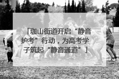 珈山街道开启“静音护考”行动，为高考学子筑起“静音通道”