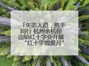 矢志人道，携手同行 杭州余杭径山镇红十字会开展“红十字博爱月”系列活动