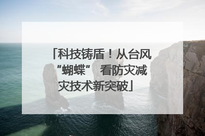科技铸盾！从台风“蝴蝶” 看防灾减灾技术新突破