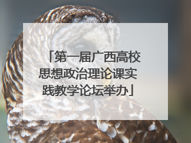 第一届广西高校思想政治理论课实践教学论坛举办