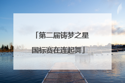 第二届铸梦之星国标赛在连起舞