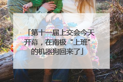 第十一届上交会今天开幕，在南极“上班”的机器狗回来了