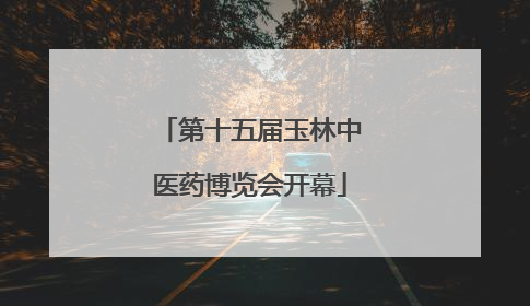 第十五届玉林中医药博览会开幕