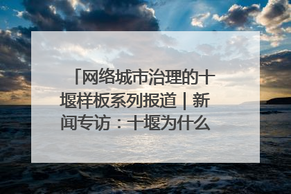 网络城市治理的十堰样板系列报道｜新闻专访：十堰为什么成为“黑马型”城市治理网络维度典型