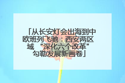 从长安灯会出海到中欧班列飞驰：西安两区域 “深化六个改革” 勾勒发展新画卷