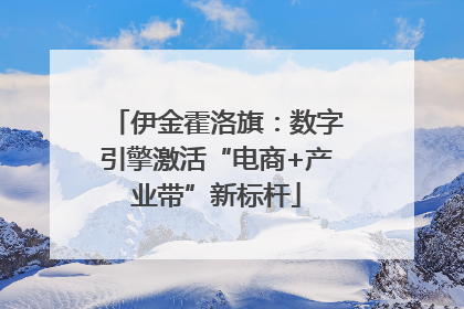 伊金霍洛旗：数字引擎激活“电商+产业带”新标杆