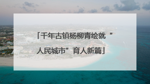 千年古镇杨柳青绘就“人民城市”育人新篇