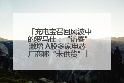 充电宝召回风波中的罗马仕：“访客”激增 A股多家电芯厂商称“未供货”