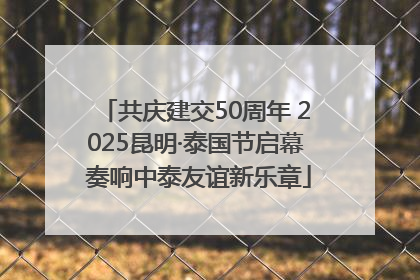 共庆建交50周年 2025昆明·泰国节启幕 奏响中泰友谊新乐章
