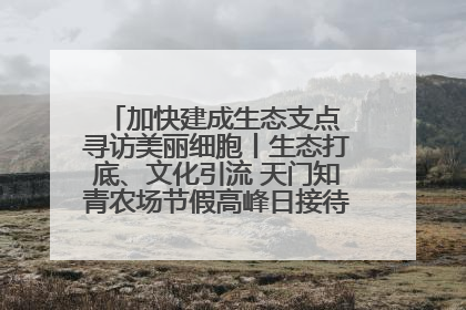 加快建成生态支点 寻访美丽细胞丨生态打底、文化引流 天门知青农场节假高峰日接待游客2万人次
