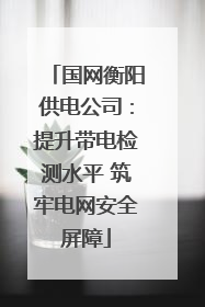 国网衡阳供电公司：提升带电检测水平 筑牢电网安全屏障