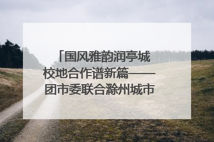 国风雅韵润亭城 校地合作谱新篇——团市委联合滁州城市职业学院助力传统文化“破圈”绽放