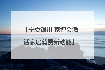 宁夏银川 家博会激活家居消费新动能
