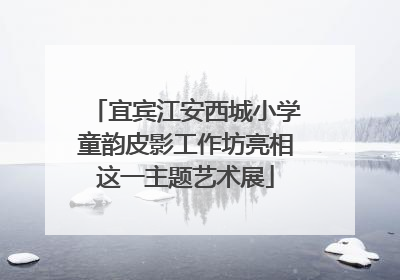 宜宾江安西城小学童韵皮影工作坊亮相这一主题艺术展