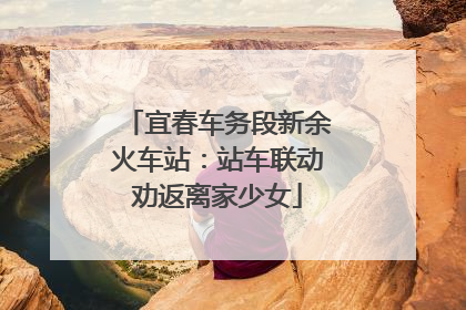 宜春车务段新余火车站：站车联动劝返离家少女
