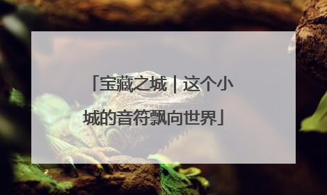 宝藏之城｜这个小城的音符飘向世界