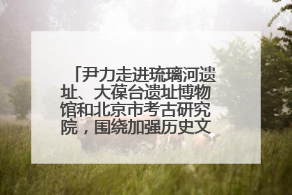 尹力走进琉璃河遗址、大葆台遗址博物馆和北京市考古研究院，围绕加强历史文化名城保护调研
