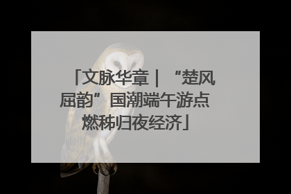 文脉华章｜“楚风屈韵”国潮端午游点燃秭归夜经济