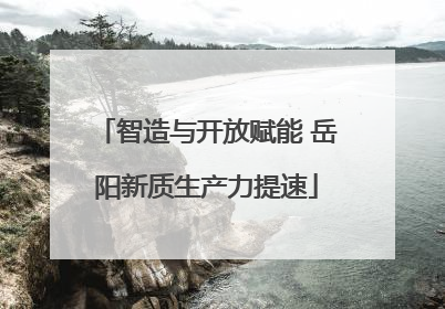 智造与开放赋能 岳阳新质生产力提速