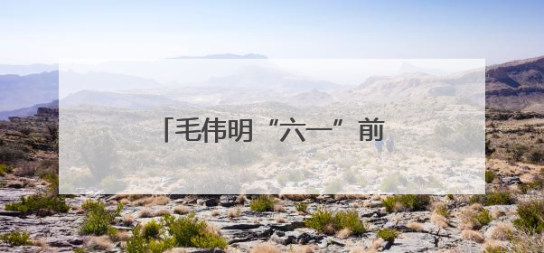 毛伟明“六一”前夕看望少年儿童