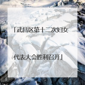 武昌区第十二次妇女代表大会胜利召开