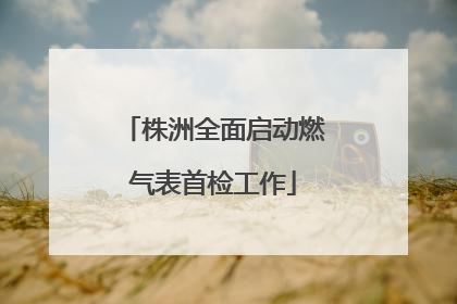 株洲全面启动燃气表首检工作