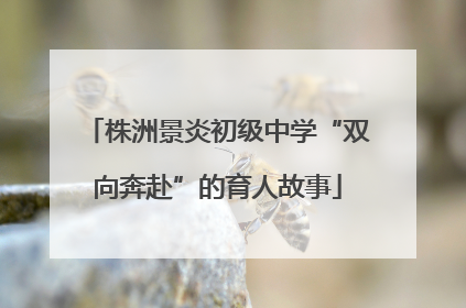株洲景炎初级中学“双向奔赴”的育人故事