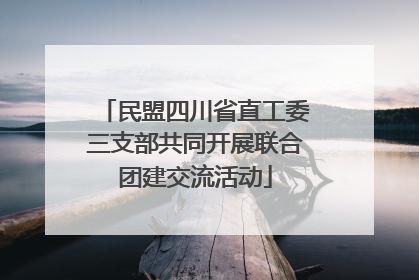 民盟四川省直工委三支部共同开展联合团建交流活动