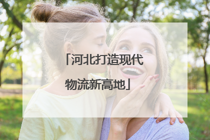 河北打造现代物流新高地