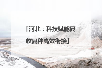 河北：科技赋能夏收夏种高效衔接