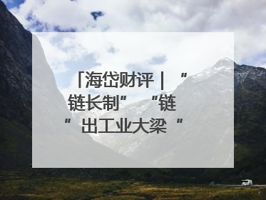 海岱财评｜“链长制” “链”出工业大梁“钢筋铁骨”