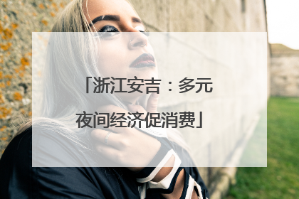 浙江安吉：多元夜间经济促消费