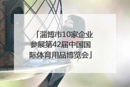 淄博市10家企业参展第42届中国国际体育用品博览会