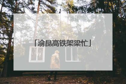 渝昆高铁架梁忙