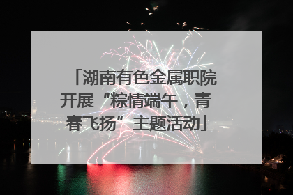 湖南有色金属职院开展“粽情端午，青春飞扬”主题活动