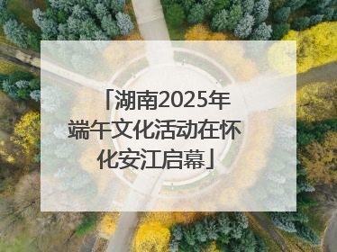 湖南2025年端午文化活动在怀化安江启幕