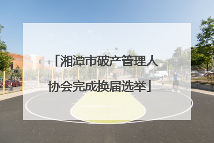 湘潭市破产管理人协会完成换届选举