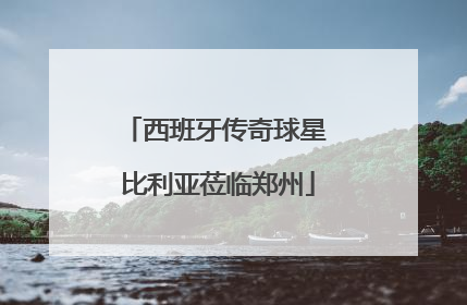 西班牙传奇球星 比利亚莅临郑州