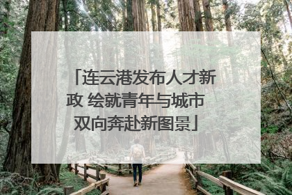 连云港发布人才新政 绘就青年与城市双向奔赴新图景