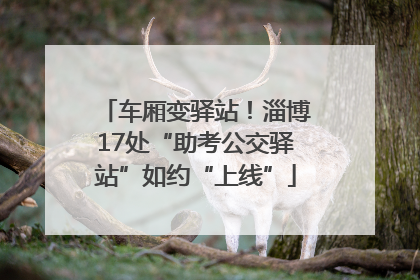 车厢变驿站！淄博17处“助考公交驿站”如约“上线”
