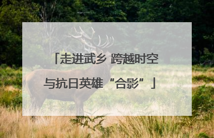 走进武乡 跨越时空与抗日英雄“合影”