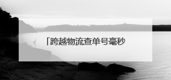 跨越物流查单号毫秒级响应！以科技之力重构物流查询新范式