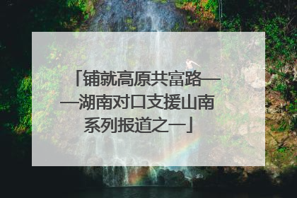 铺就高原共富路——湖南对口支援山南系列报道之一