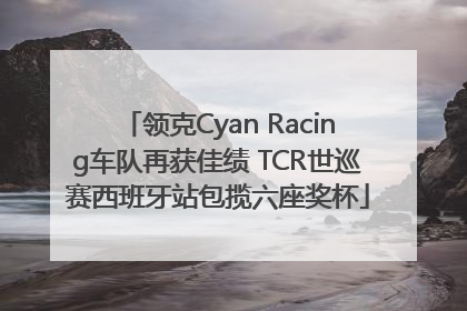 领克Cyan Racing车队再获佳绩 TCR世巡赛西班牙站包揽六座奖杯