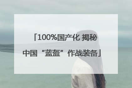 100%国产化 揭秘中国“蓝盔”作战装备